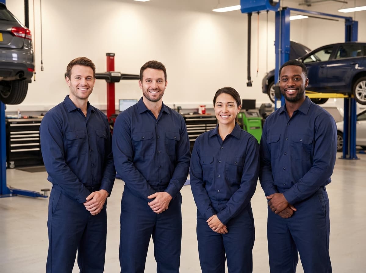 Unser Werkstatt-Team — erfahrene Kfz-Mechatroniker